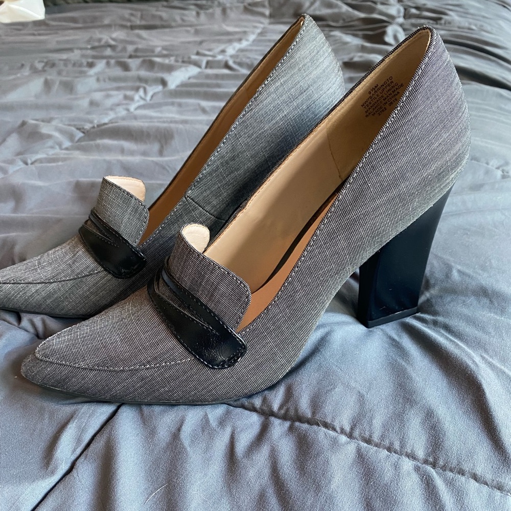 Nine West Penny Loafer High Heels